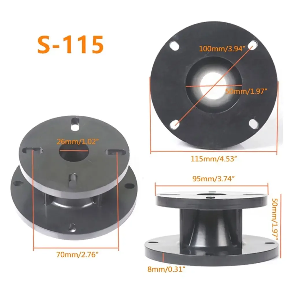 Picture 5: 1Pcs ABS Tweeter Horn Converter 38-26mm 50-26mm Stable Reliable Performance Treble Speaker Drive Head Adapter