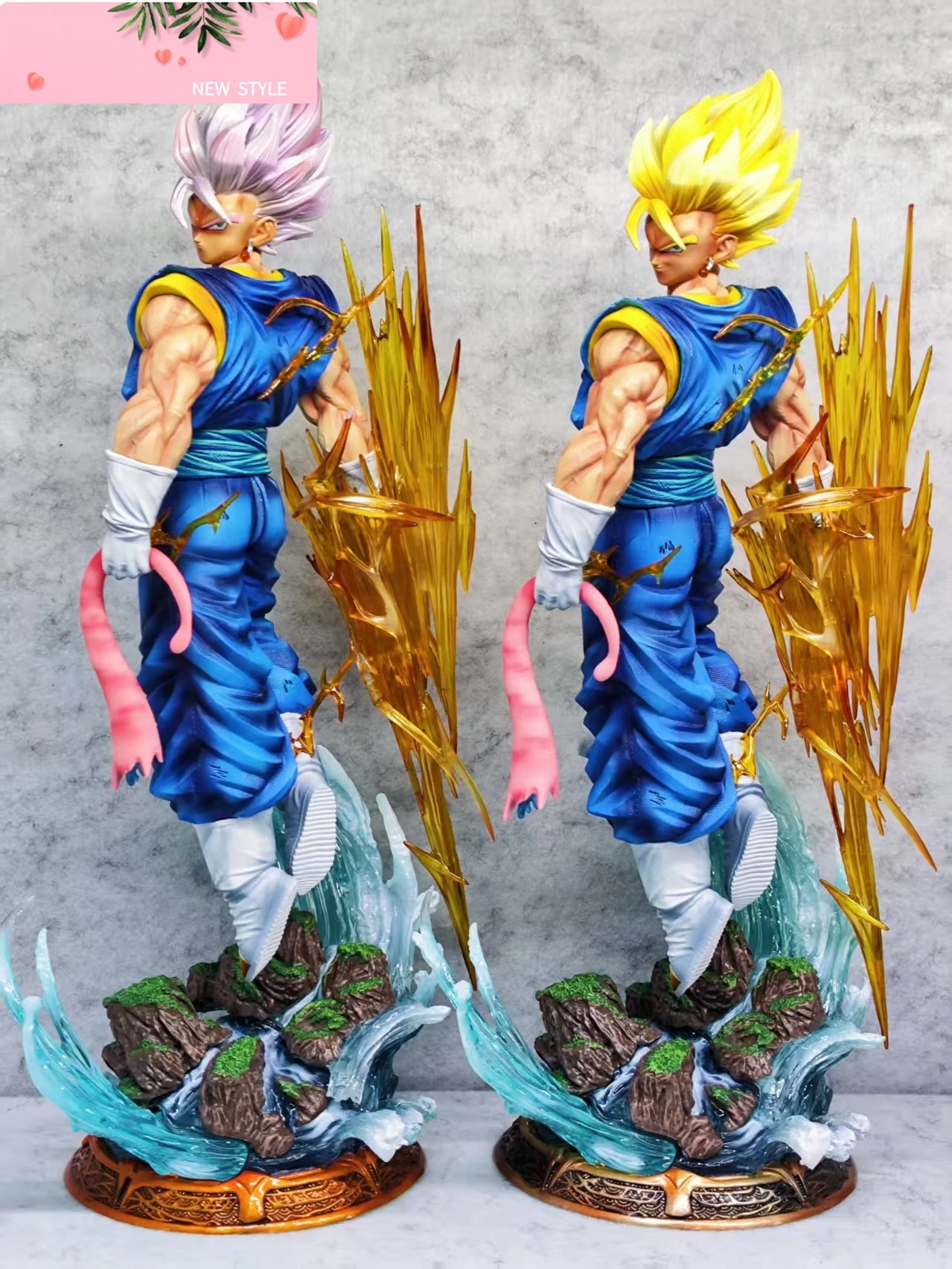 

Vegetto Figure Dragon Ball Anime Figures 3 heads PVC Statue Collectible Model Desk Decoration Custom Toys Birthday Gifts