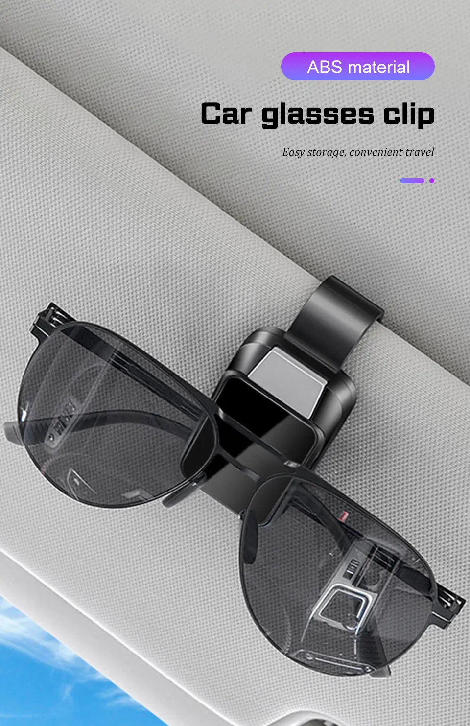 Für LYNK&CO 05 01 02 03 06 900 Z20 Z10 LYNK CO Auto-Brillenclip Sonnenblenden-Sonnenbrillenhalter Brillenaufhänger Clips Zubehör – Detail 1