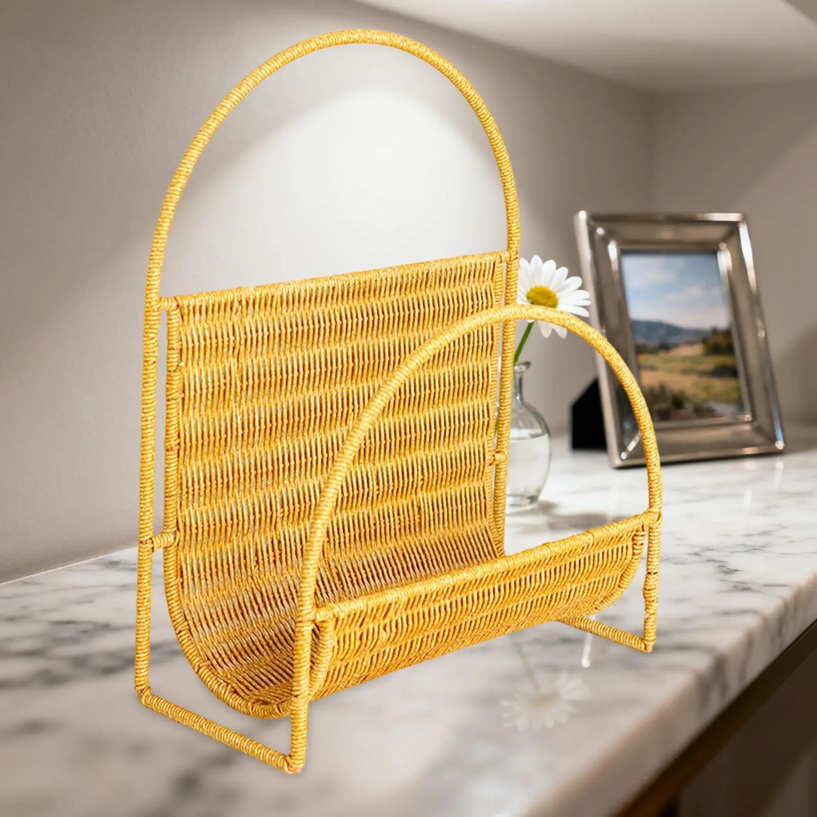 رف المجلات منظم المجلات متعدد الاستخدامات لمجلدات أوراق سجلات الفينيل #2