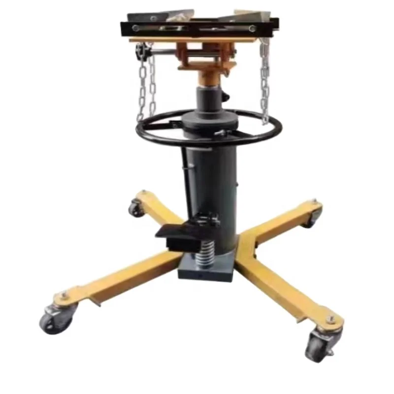 

DW1DW10.8t Transmission Jack With Two Pumps Transmission Lifting Machine Engine High Level Carrier Engine Mount