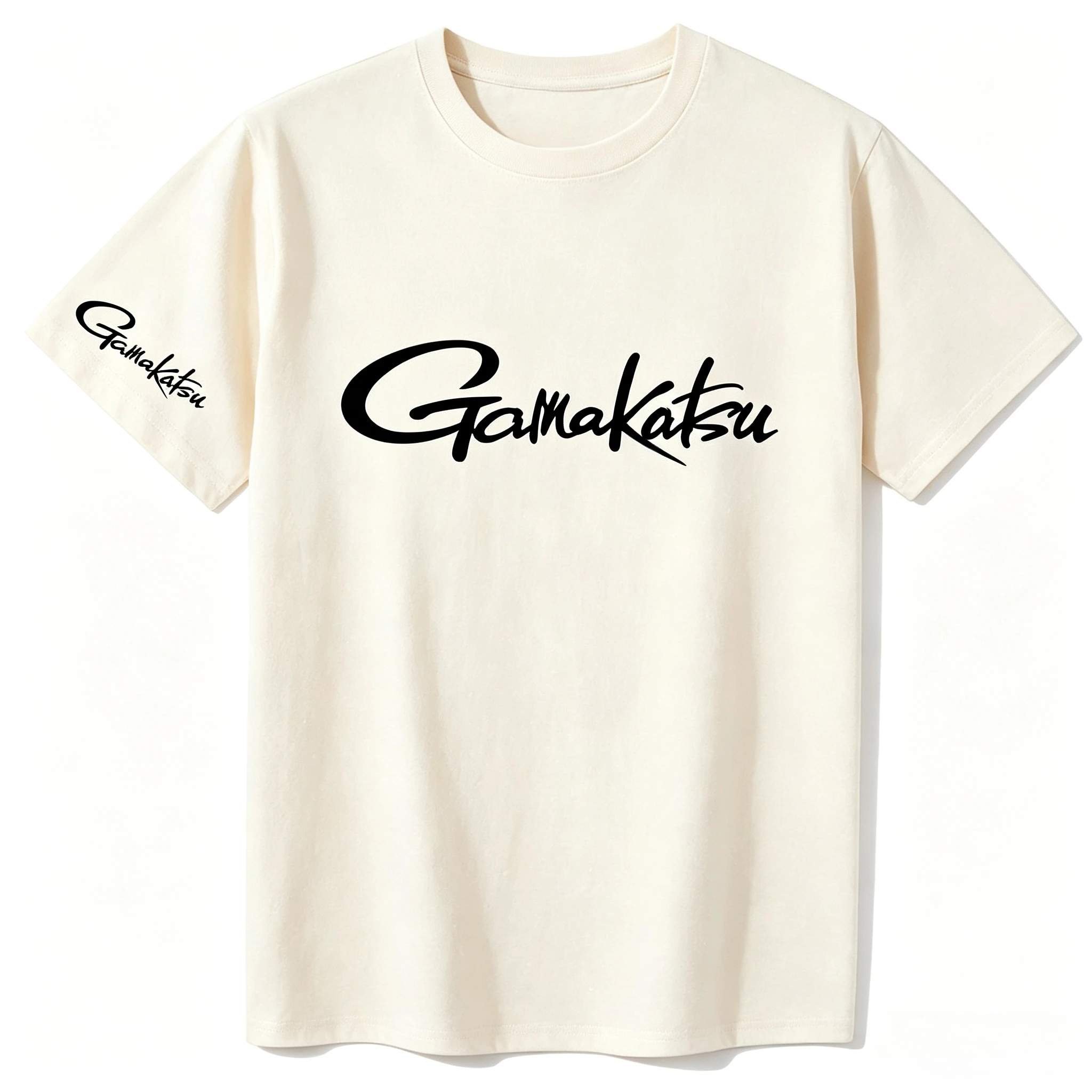 Love Fishing Gamakatsu T-Shirt Love Fish Herren- und Damen-Neuheit aus hochwertiger Baumwolle mit hochwertigem Druck, Sommer-Kurzarm-T-Shirt – Detail 7
