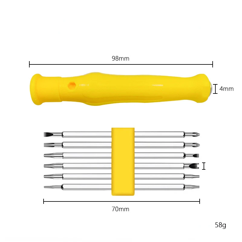 12 in 1 Multifunctional Household Screwdriver Set Multifunctional Head Opening Repairing Accuracy Multi-specification