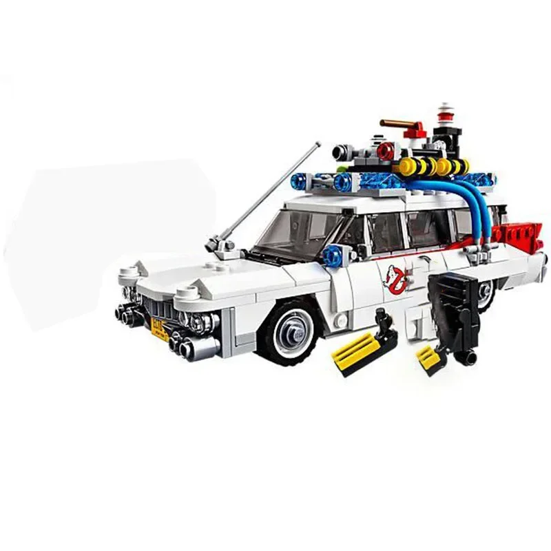 2021 New In Stock Friends 508pcs Ghost Busters Ecto-1 Building Blocks Brick Toys Christmas Gift Compatible 21108 Toys