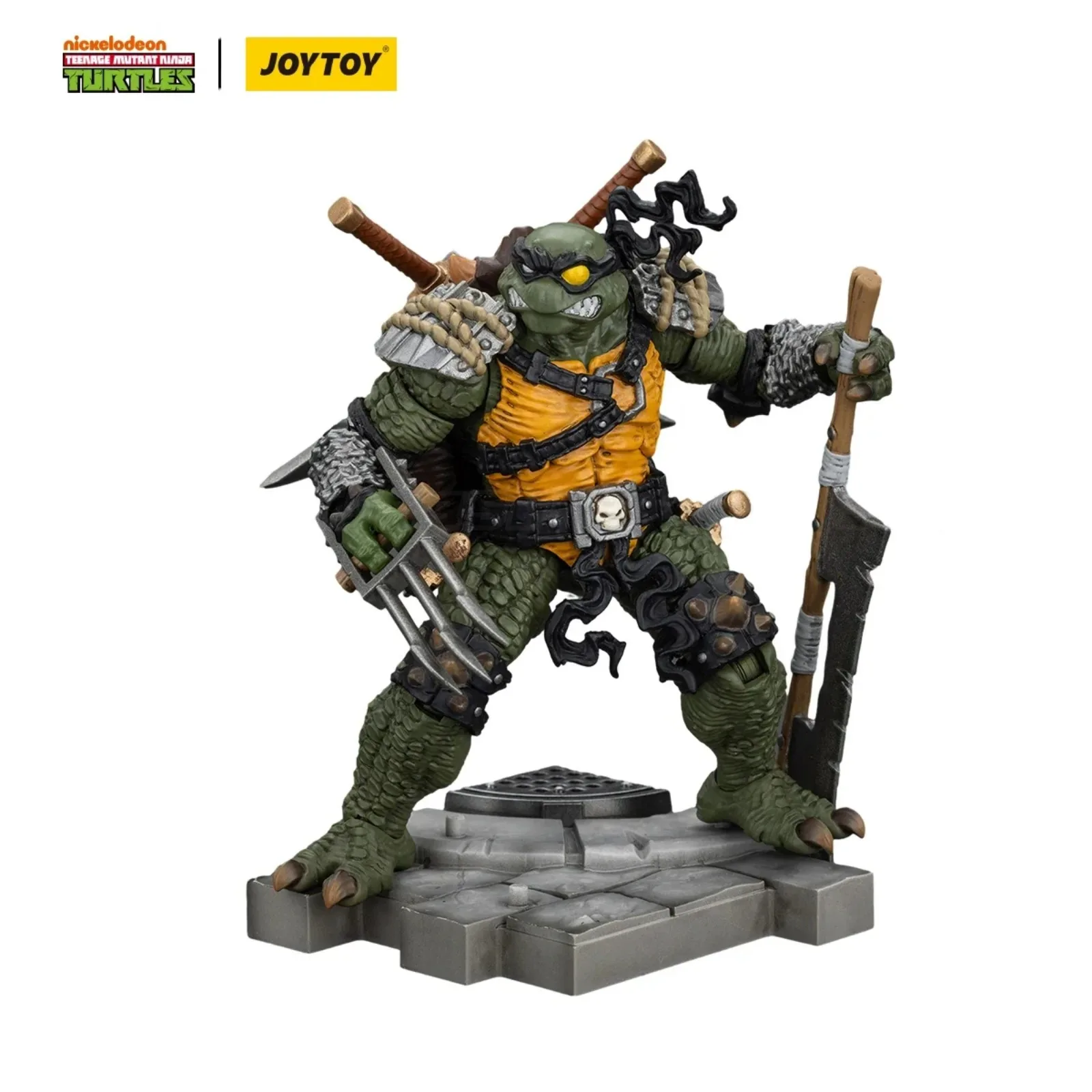 

JOYTOY 1/18 Action Figure TMNT-Slash Tokka Collectible Model Toy Gift for Fans