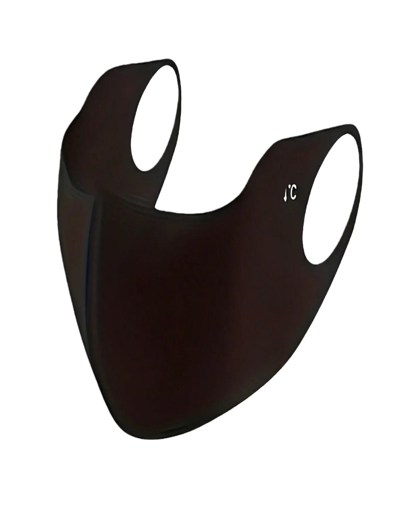 1pc Seamless Ice Silk Sun Protection Mask – 3D Eye Shield, Airy Washable, Adjustable Ear Loops for Cycling/Daily Commute