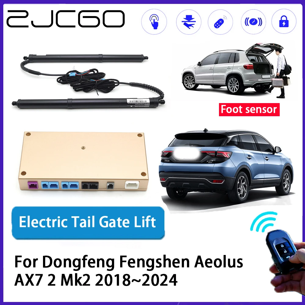 

ZJCGO Auto Trunk intelligent Electric Tail Gate Lift Automatic Tailgate Opener for Dongfeng Fengshen Aeolus AX7 2 Mk2 2018~2024