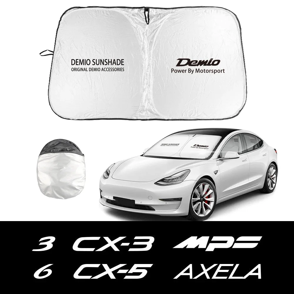 

Солнцезащитный козырек для переднего стекла автомобиля, автомобильные аксессуары для Mazda Demio CX-5 Axela 3 MPS CX-3 6 Atenza MX-5 CX-30