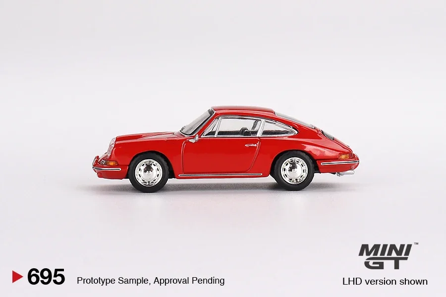 MINIGT 1:64 1963 Signal Red LHD Diecast Model Car