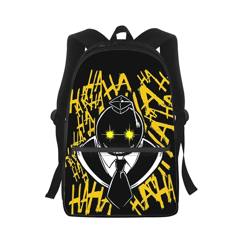 Assassination Classroom mochila con estampado 3D para hombre y mujer, bolso escolar para estudiantes, mochila para ordenador portátil, bolso de hombro de viaje para niños