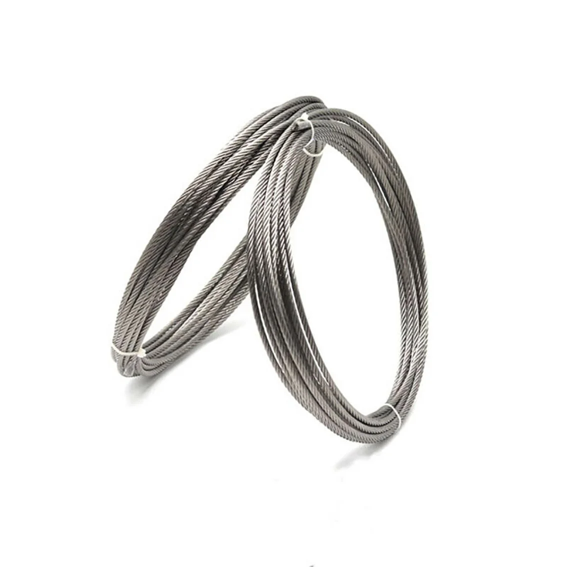 0.3mm 0.4mm 0.45mm 7*7 304 Stainless Steel Wire Rope Cable Clothesline Soft Cable Fishing Lifting