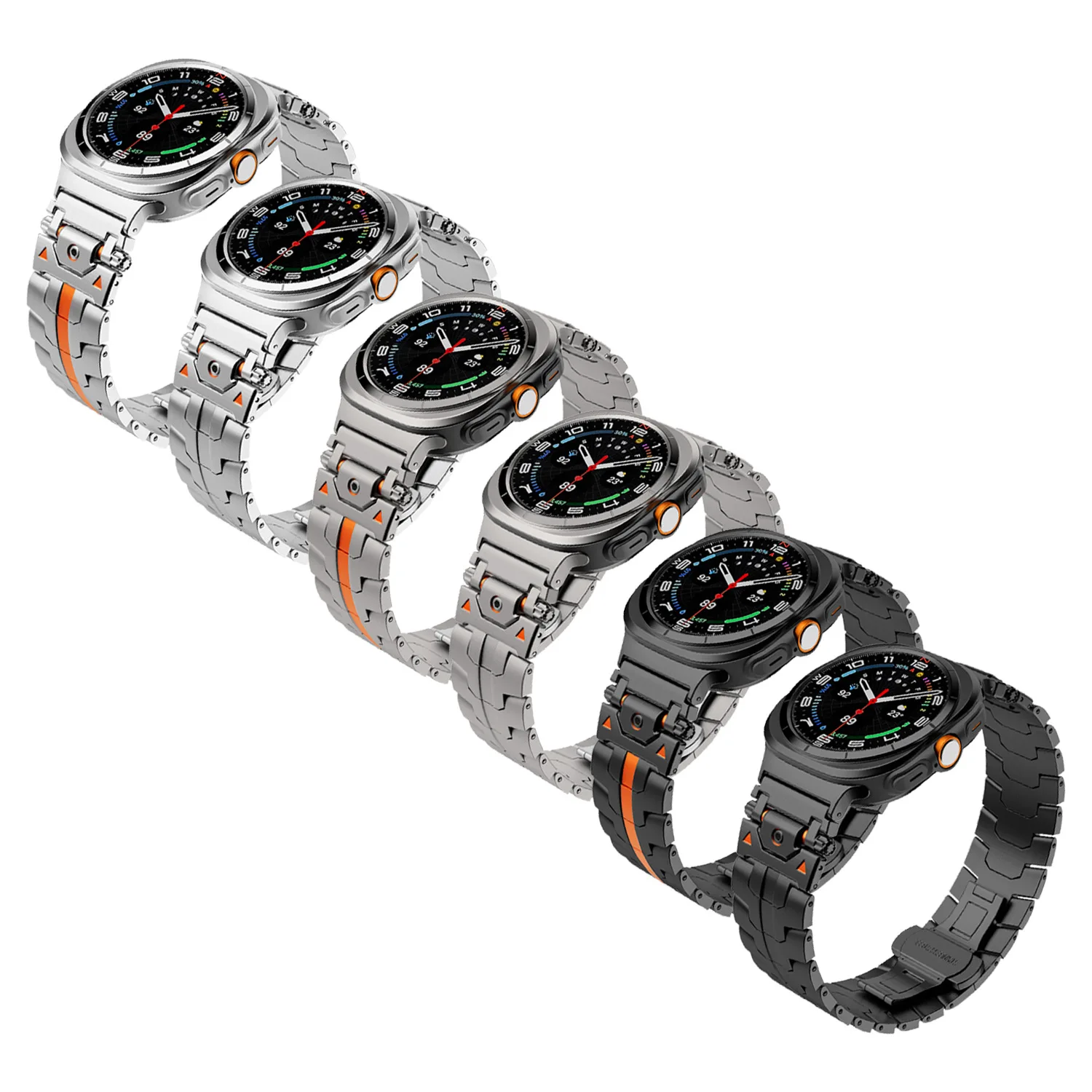 高級ステンレススチールバンド-samsung-watch-ultra-8-7-6-5-4-galaxy-titanストラップ-samsungwatch-8-8classic-40mm-44mm-47mm対応