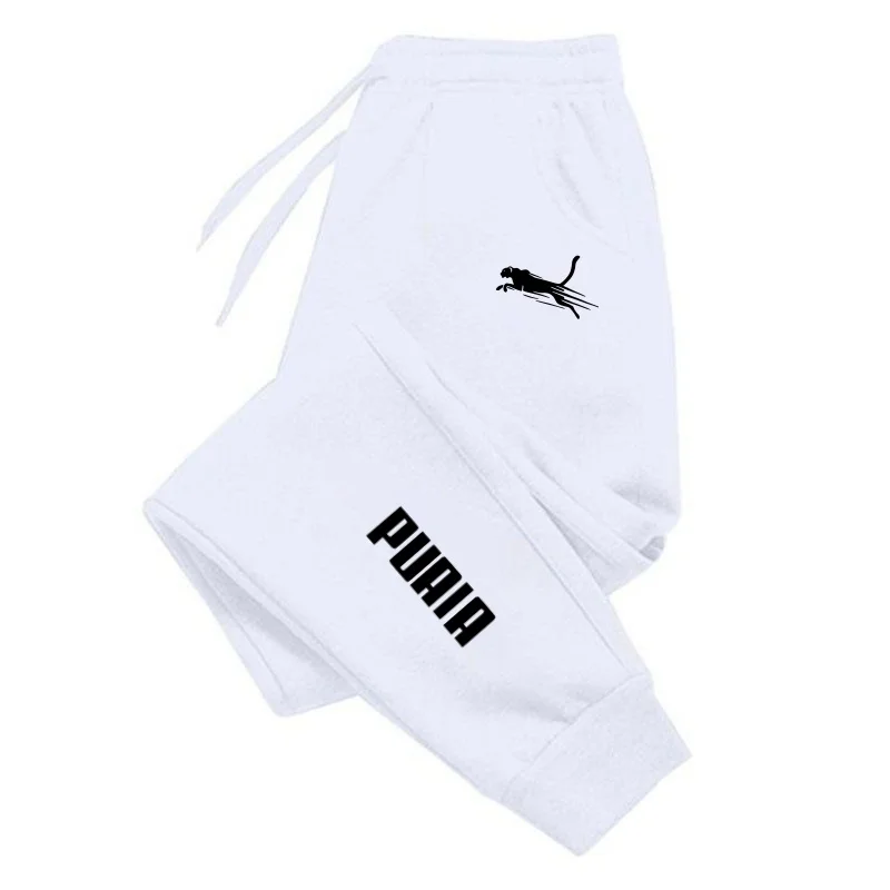 2024 Men Bodybuilding Pant Autumn Winter Tracksuit Sweatpants Casual Comfortable Trousers Drawstring Sports Male Pants