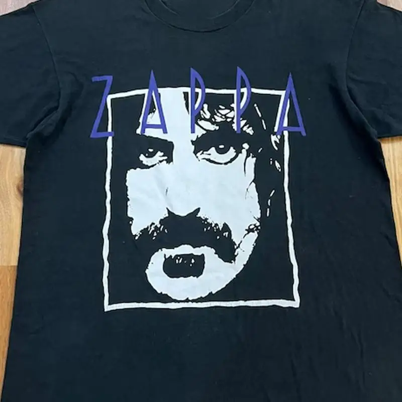 

Frank Zappa T shirt black Short sleeve All sizes retro VTG s to 5Xl XZ989