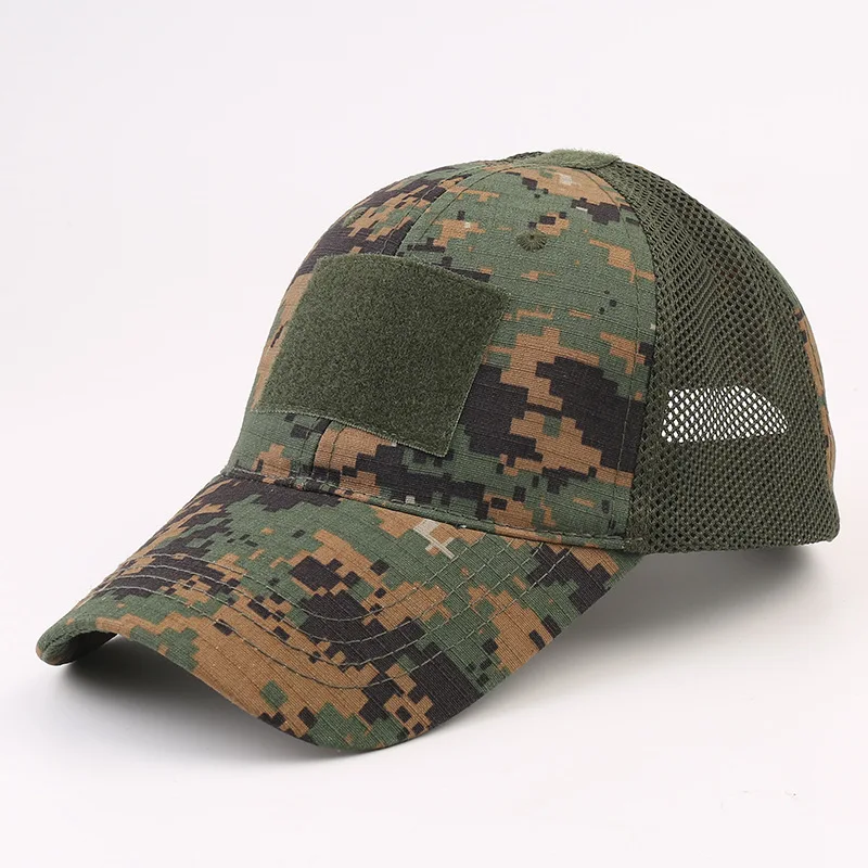 

Tactical Military Baseball Cap Adjustable Camo Combat Hat for Men & Women Outdoor Airsoft Paintball Sun Protection