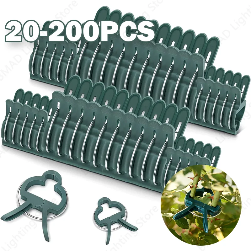 2026 مقاطع حديقة قابلة لإعادة الاستخدام دعم النبات تثبيت مقاطع للدفيئة الطماطم الكرمة زهرة الشتلات لوازم البستنة #1