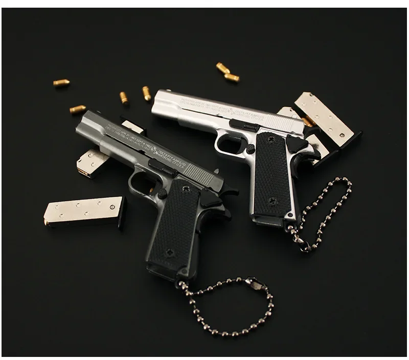 1:3 Mini Colt 1911 Pistol Model Detachable Alloy PUBG Jedi Toy Gun
