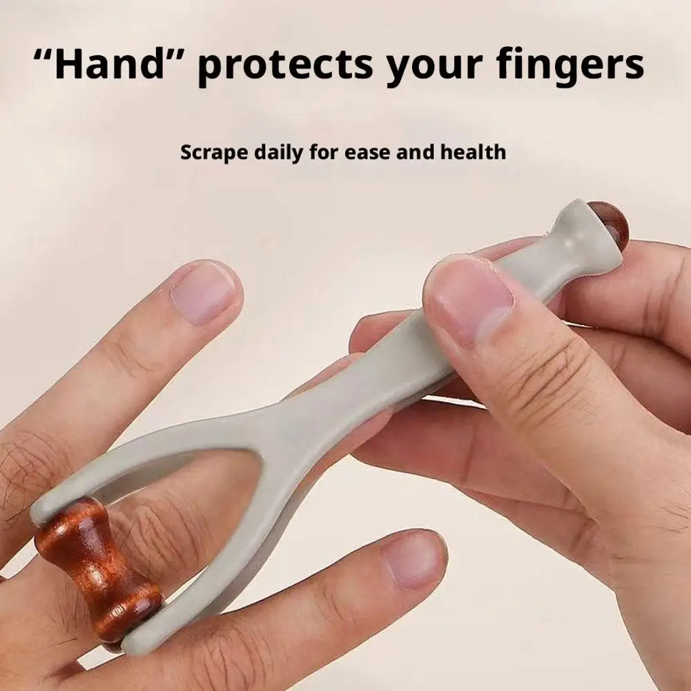 1/2/3/5 Stück Massageroller aus Massivholz für die Finger, mit 360°-Funktion ° Roller-Clip-on-Design zur Linderung von Handmeridianbeschwerden – Detail 5