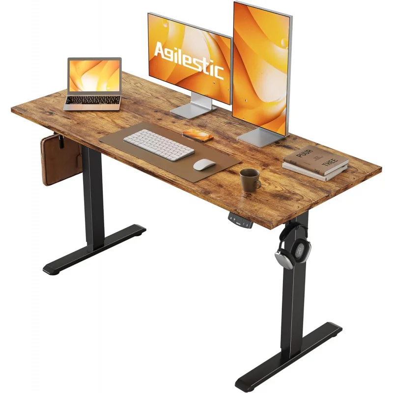 

Electric Standing , 48 X 24 Inches Height Adjustable , Sit Stand Up Desk For Work Office Home, Ergonomic Rising Computer