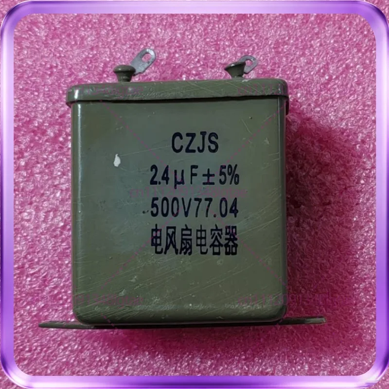 3pcs Old-fashioned electric fan oil-immersed capacitor 500V-2.4UF CZJS-400V-4UF CZJS-400V-4.75UF