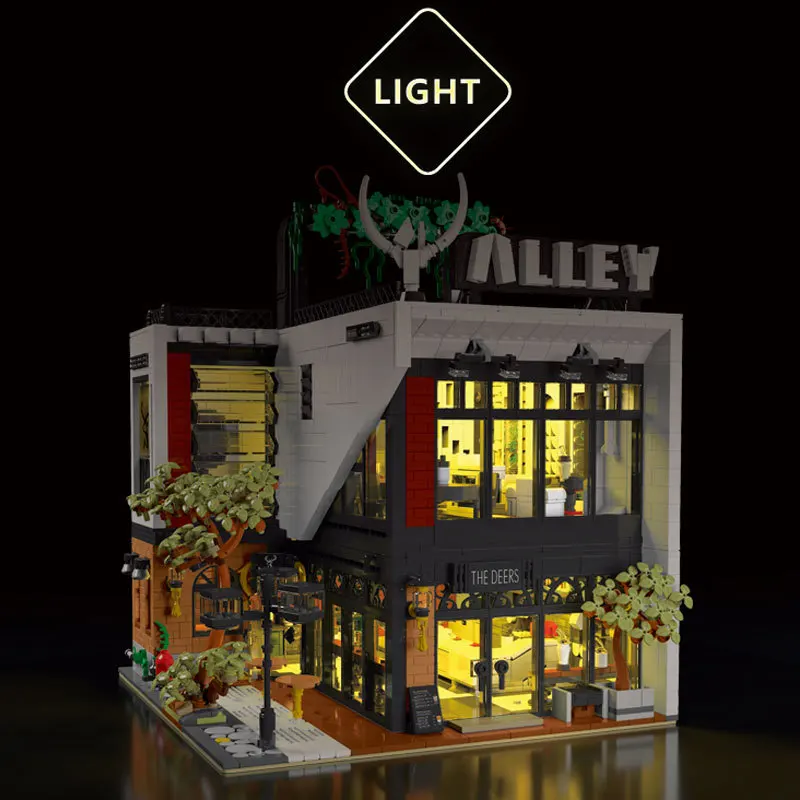 XMork 10208 Milk Tea Shop Model City Modular Street View Series giocattoli creativi fai da te Building Blocks regalo per ragazzi 3423 pezzi