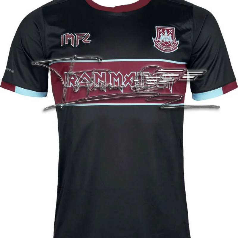 IMFC ويست هام جيرسي | أيرون مايدن جيرسي. قميص Iron Lady X West Ham United، تي شيرت أنيق للرجال. موتو #1