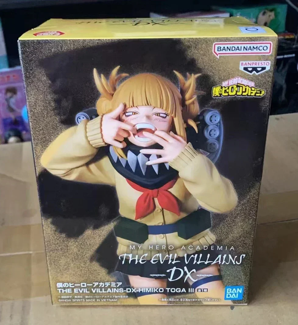 

Original In Stock BANPRESTO THE EVIL VILLAINS DX Anime My Hero Academia Himiko Toga Figure Model Genuine Boxed Toy