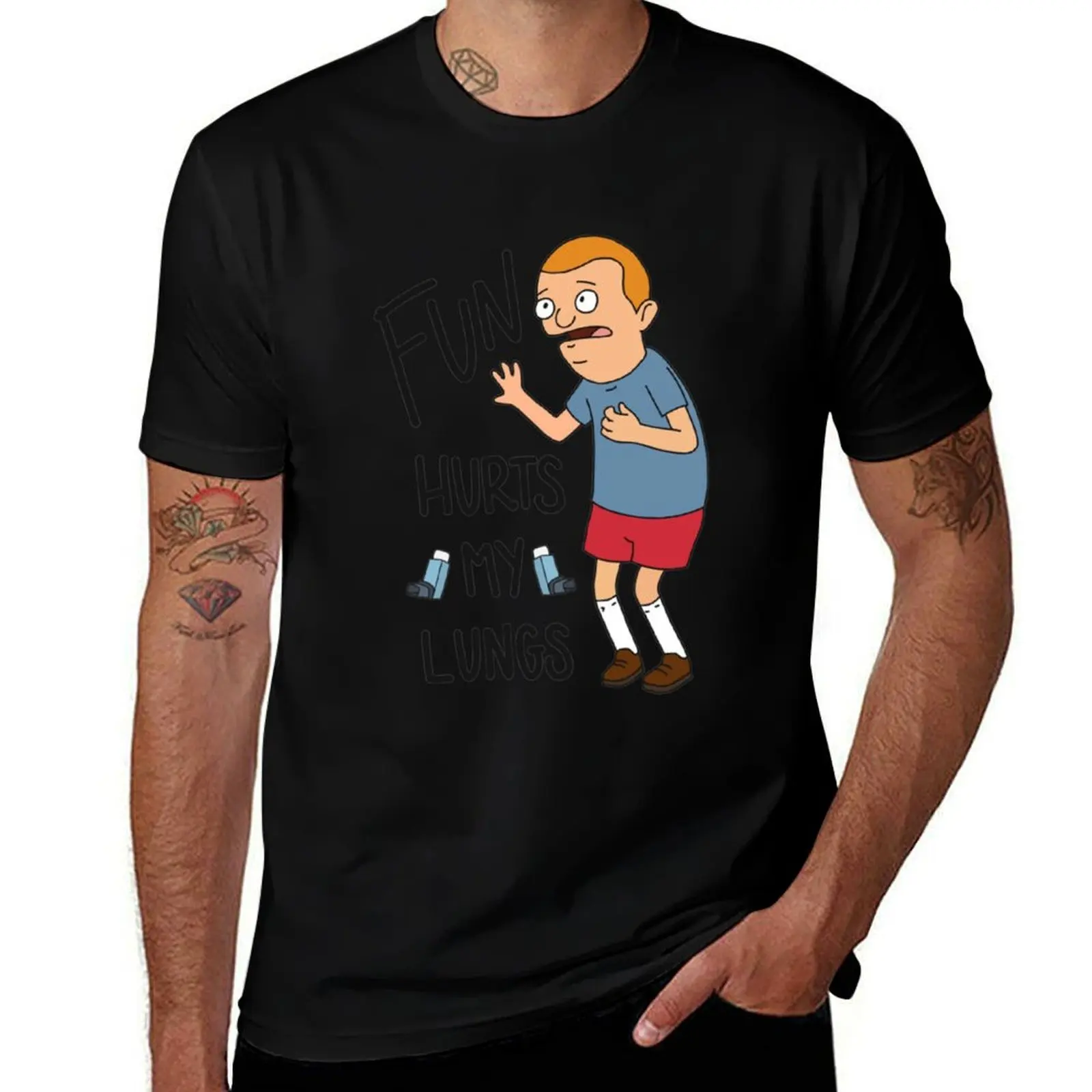 

Regular-Sized Rudy, "Fun hurts my lungs!" Classic T-Shirt t shirt man luxury man t shirt graphic T-Shirt
