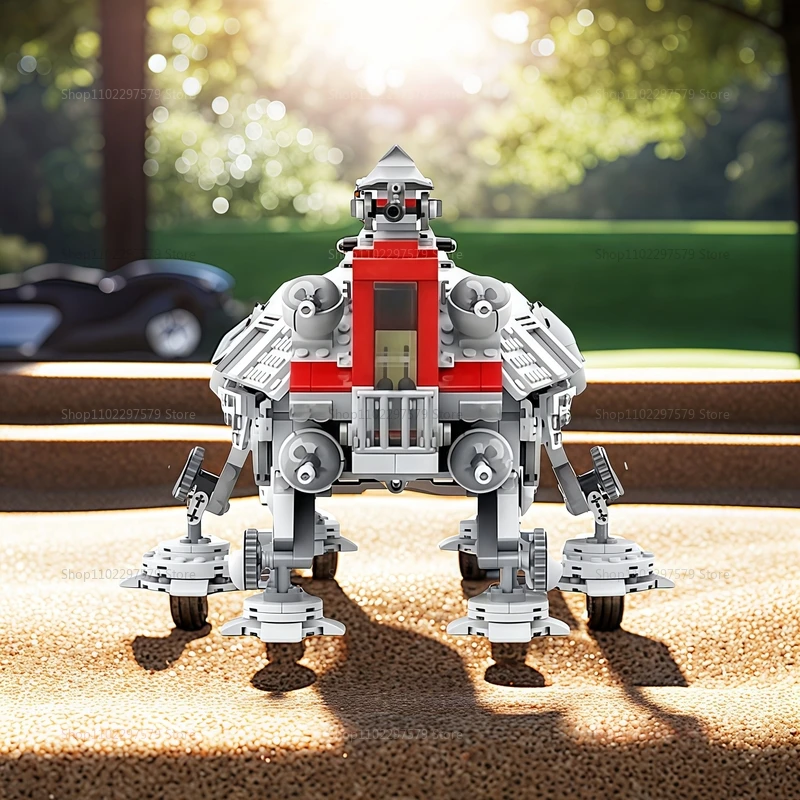 Actuador táctico todo terreno, Kit de Robot espacial STEM de 1082 Uds., construye tu propio Walker, modelo Moc, juguete de ingeniería, regalo de cumpleaños