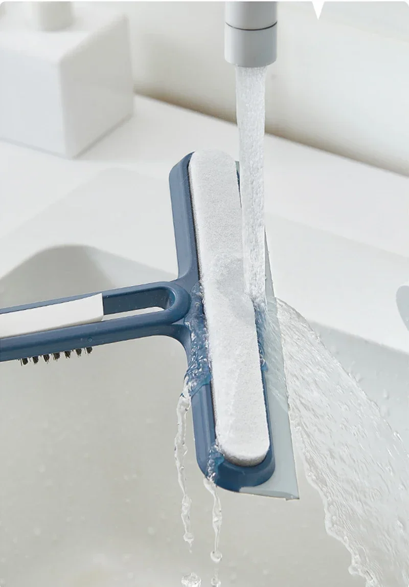 1pc Silicone Wiper Glass Scraper Car Windshield Cleaning Scraper Can Be Used To Clean Car Glass Windows Bathroom Kitch