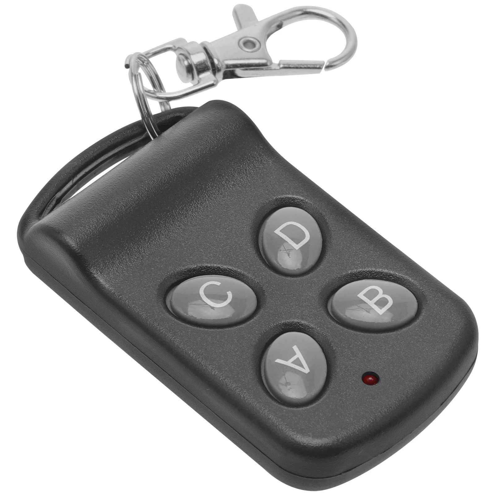 Baterias 433 controle remoto controlador de porta elétrica chave fob botão de garagem 4 botões borboleta substituição preto keyless entrada