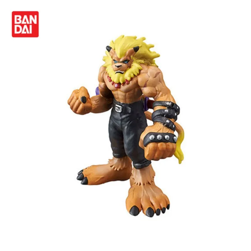 BANDAI Digimon Adventure Tokomon Leomon Gashapon Action Figures modello Genuine Anime Figures Collection regali giocattoli