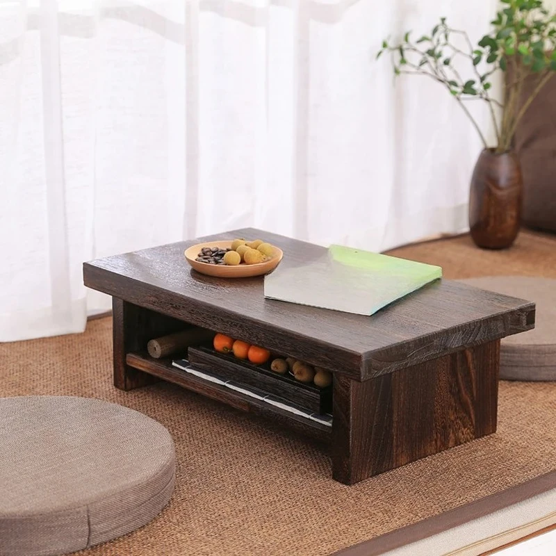 

Multi-Use Low Table for Floor Chairs. Great for Tea, Meals, Laptops, Crafts & More. Space-Saving Design