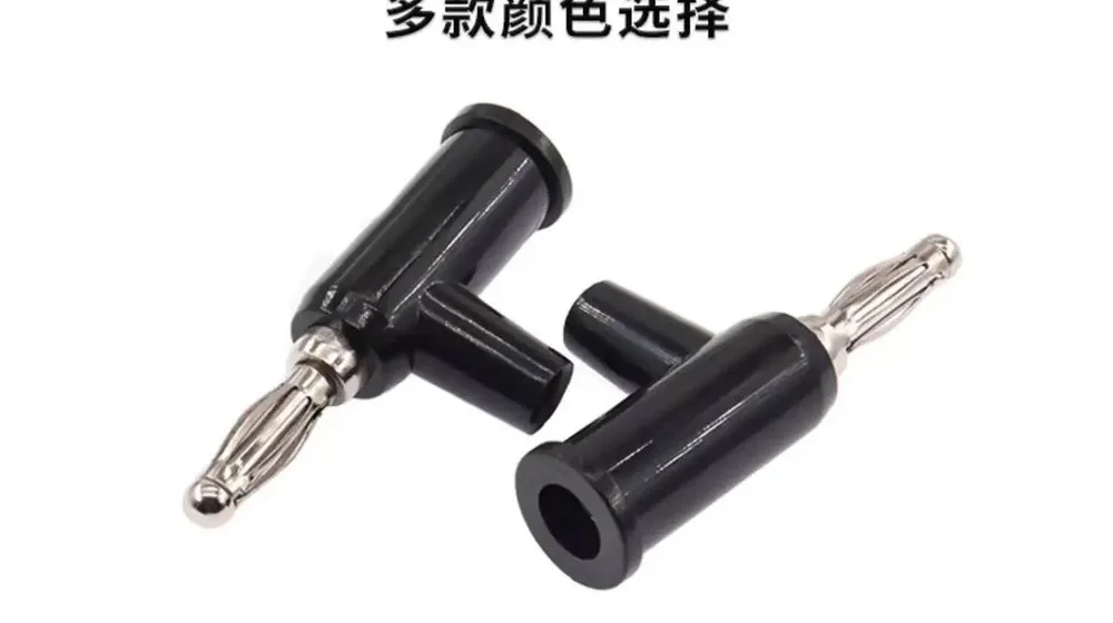 1 Stück 4-mm-Bananenstecker aus Kupfer, vernickelt, wiederverwendbar, mit Schraubanschluss, ohne Löten, Testleitung – Detail 4