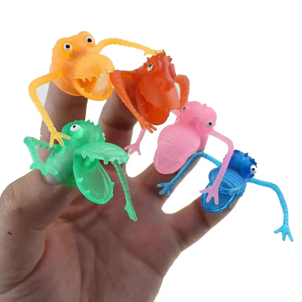 Dinosaur Finger Puppet Funny Small Toys Weird Stuff For Kids Regalos Cumpleaños Niños Para Invitados