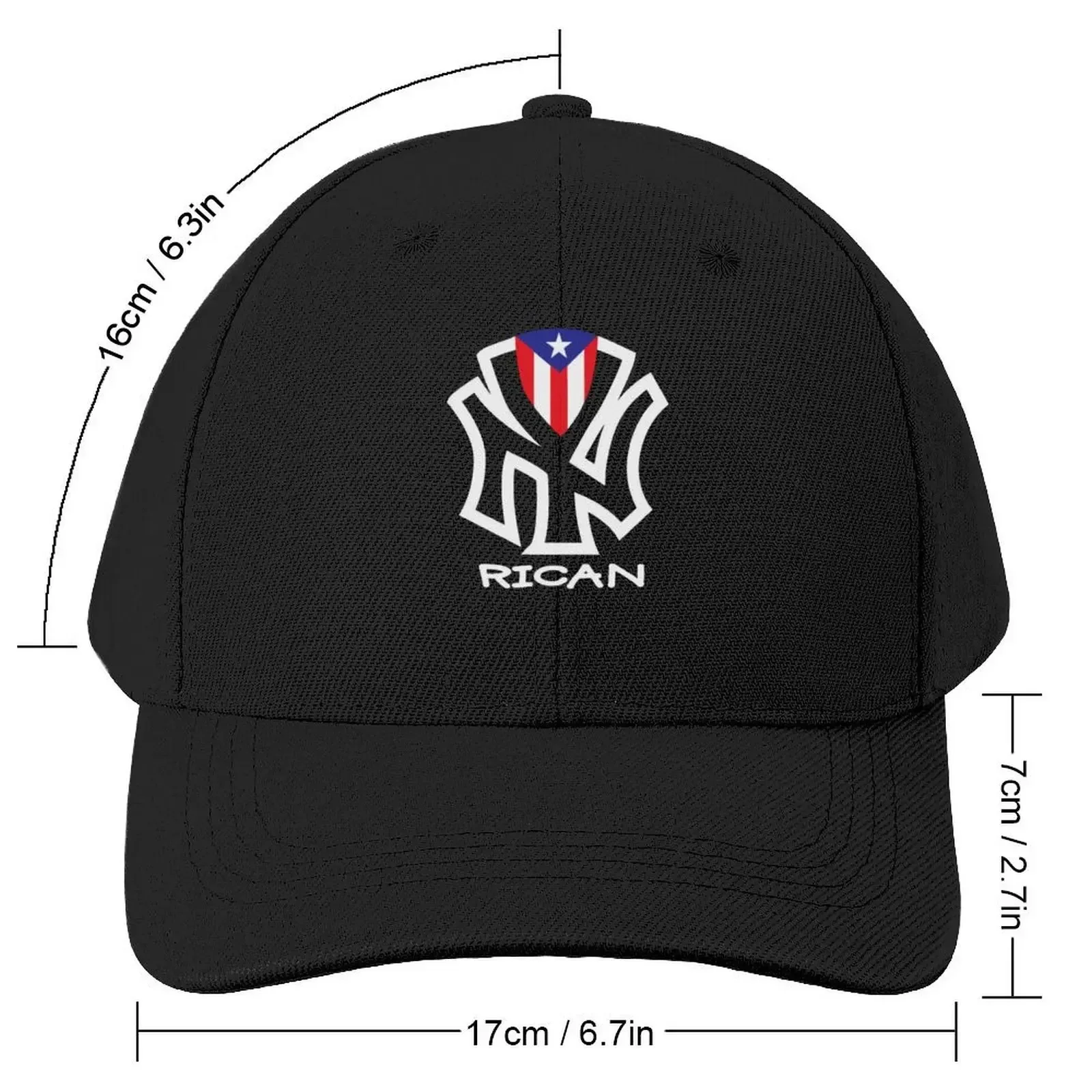 Puerto Rican NY Baseball Cap Hat Beach Golf Golf Wear Military Tactical Cap Hats Woman Men's