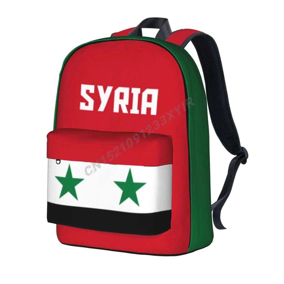 

Unisex Backpack Syria Flag Syrians Stitch Schoolbag Messenger Bag Case Laptop Travel Bag Mochila Gift