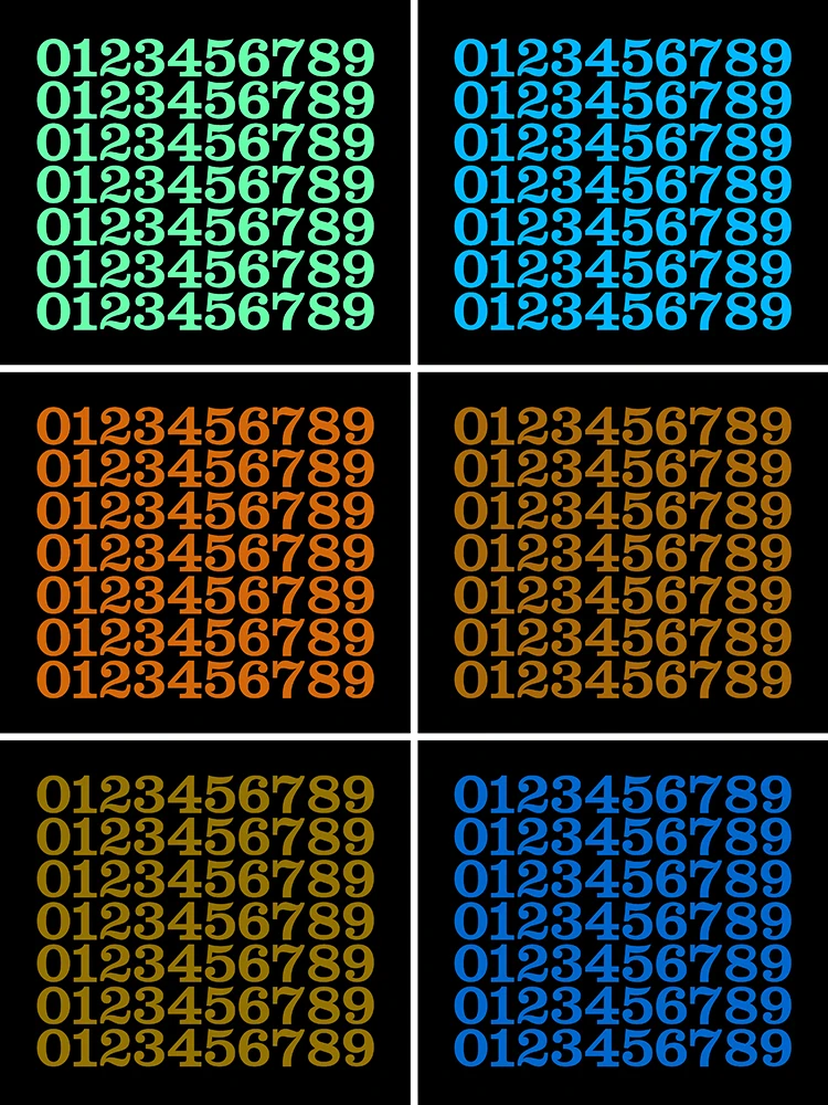 AliExpress NICELET 2.5cm Height Number Sticker Wall Switch Numbering Sticker Car Bike Door Drawer Laptop Phone Book Decoration Digits Glow Stickers