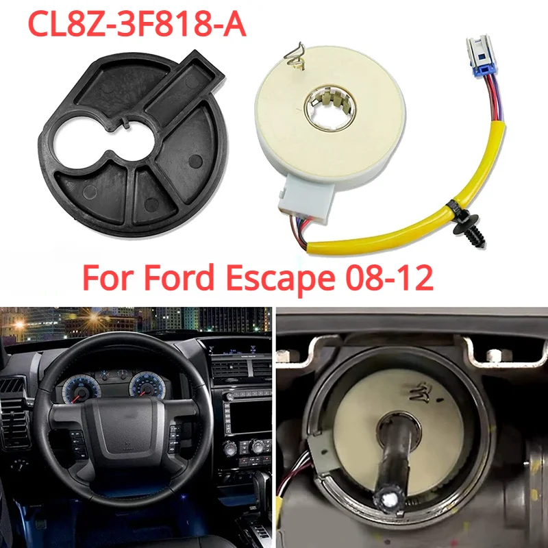 CL8Z-3F818-A nuovo sensore di coppia del servosterzo con strumento di allineamento per Ford Escape 08-12 sensore di rotazione del piantone dello