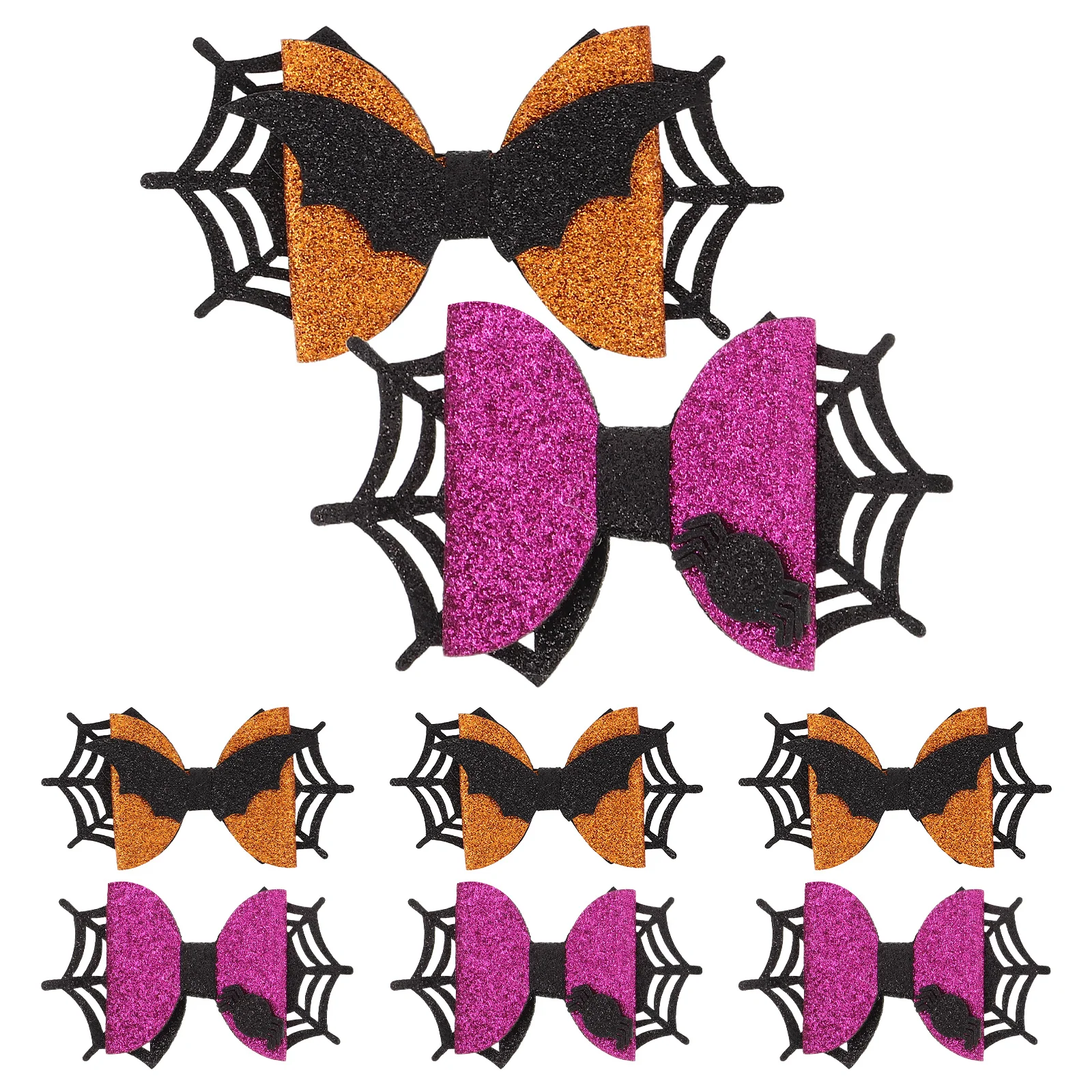 

4 Pairs Halloween Hair Clips Cosplay Hairpins Accessories Costume Party Headgear Toddler
