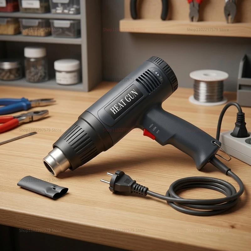 Adjustable temperature high-end electric heating gun 220V hot air gun 2000W adjustable temperature advanced electric hot air gun