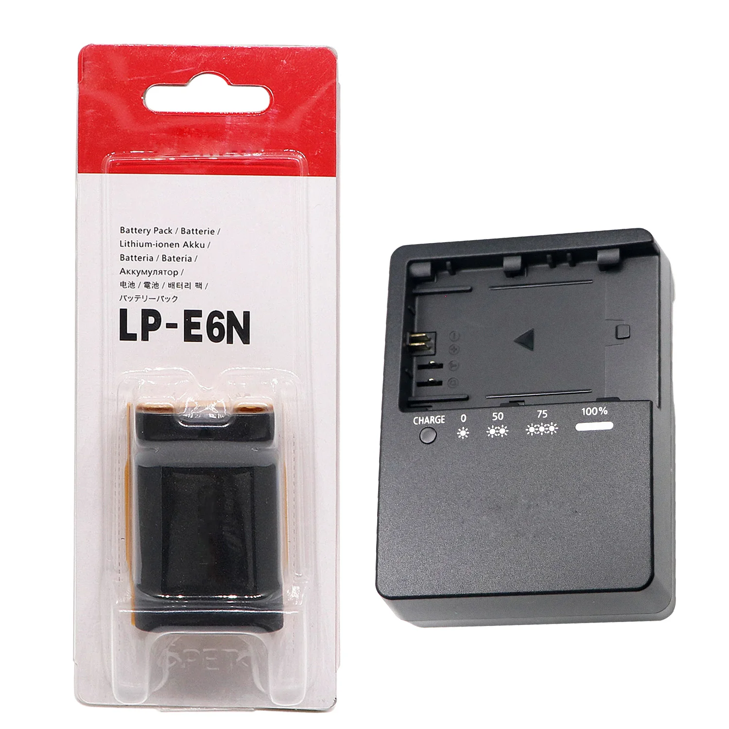 high-performance 1865mAh LP-E6N  Battery LC-E6E charger For Canon EOS R5 R6 R7 5DS R 5D Mark II 5D Mark III 6D 7D 70D 80D 90D