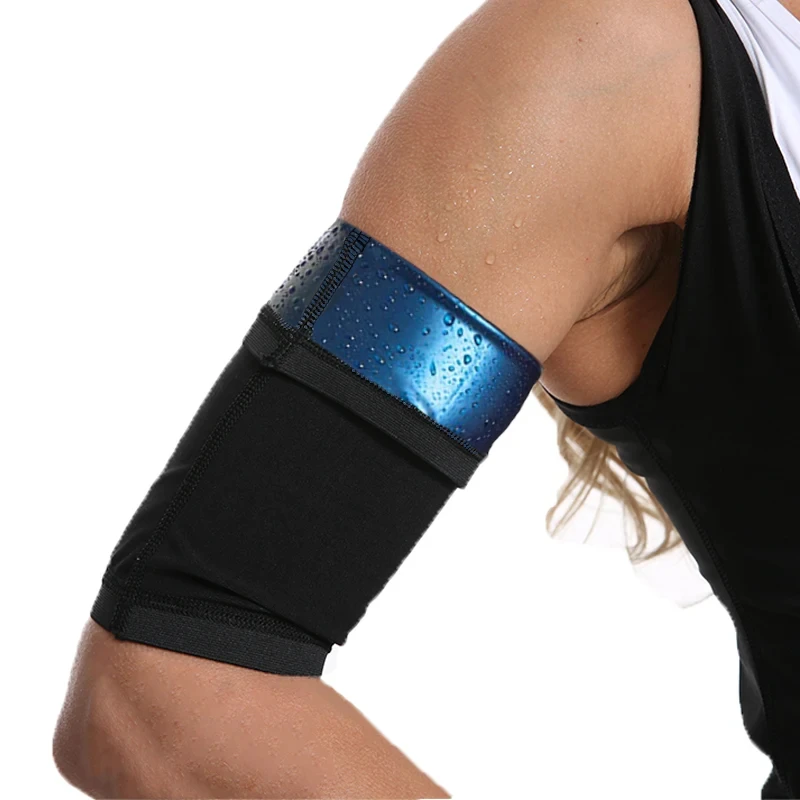 1Pair Arm Trimmer Wraps Shapers Sauna Suit Slimming Arm Sweat Shaping Sleeves Fat Burning Weight Loss Armbands Sports Sleeves image 3