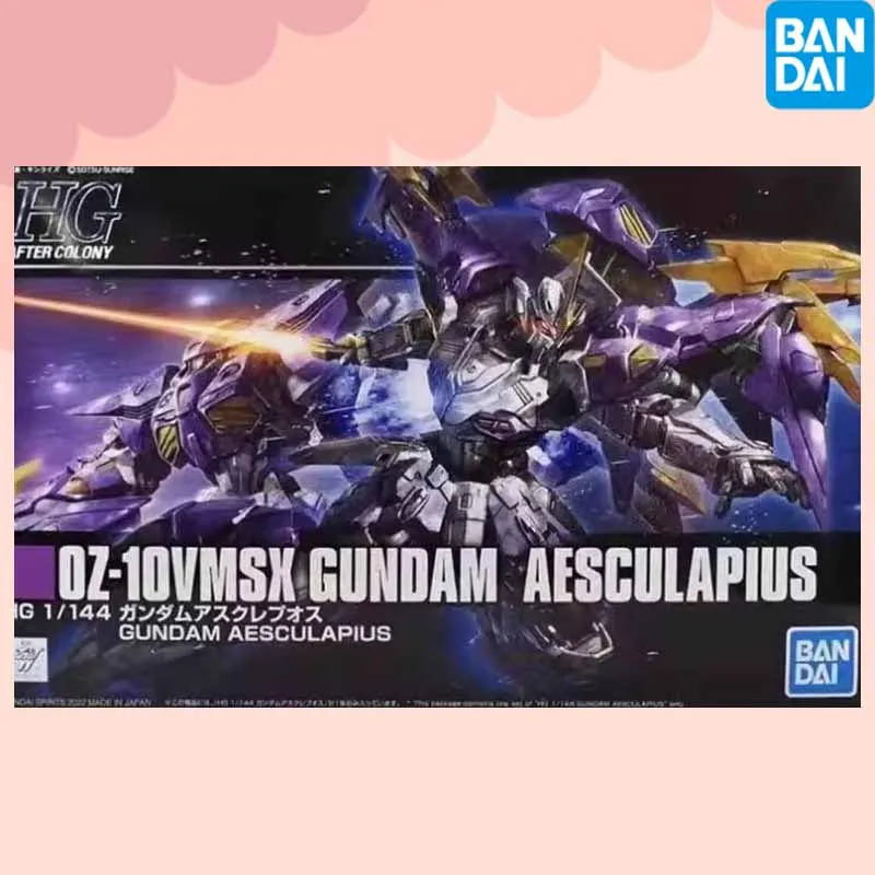 

Bandai HG 1/144 GUNDAM 0Z-10VMSX GUNDAM AESCULAPIUS Anime Action Figure Assembly Model Toys Collectible Model Ornaments Gifts