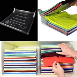 20 Pcs Creative Home Closet Clothes Folder Organizer Shirt Folder Documents Dividers T-Shirt Organization System