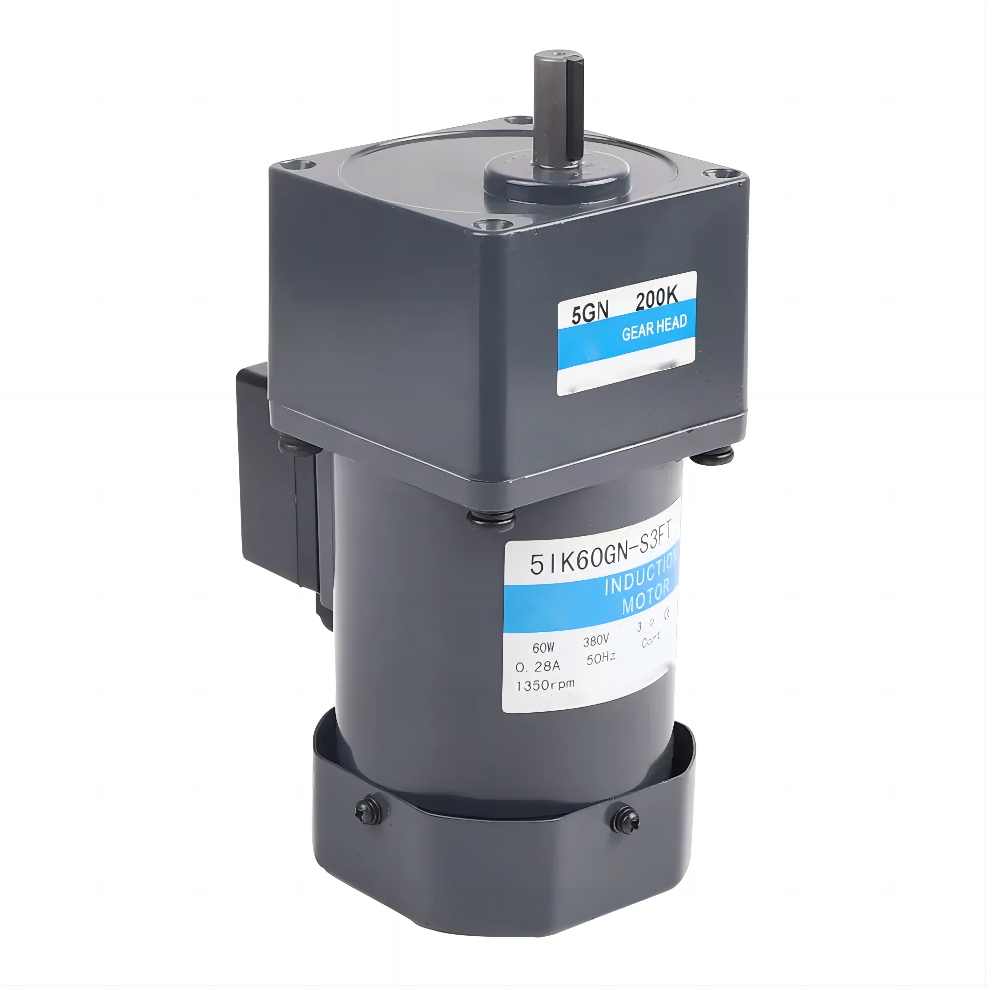 

Индукционный мотор-редуктор переменного тока с высоким крутящим моментом и низкими оборотами, 90 мм, 1:3~9 1:10~18 1:20~75 1:90~200 40 Вт 60 Вт 90 Вт 120 Вт с клеммной коробкой