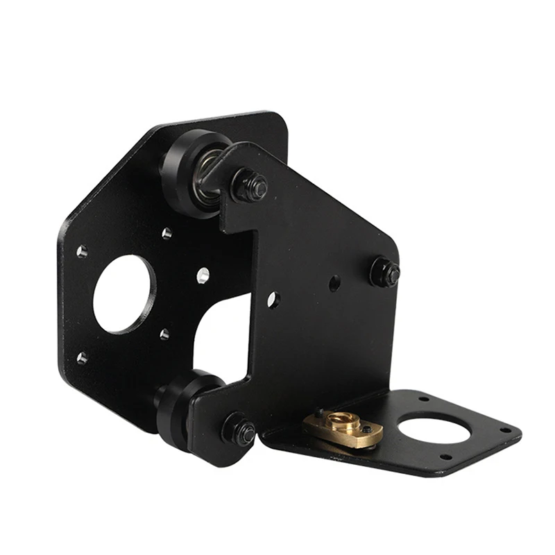 Motor Bracket Fixed Mount Plate Spare 3D Printer with Pulley T8 Nut Home Office Replacement Parts Upgrade Left X Axis Aluminum