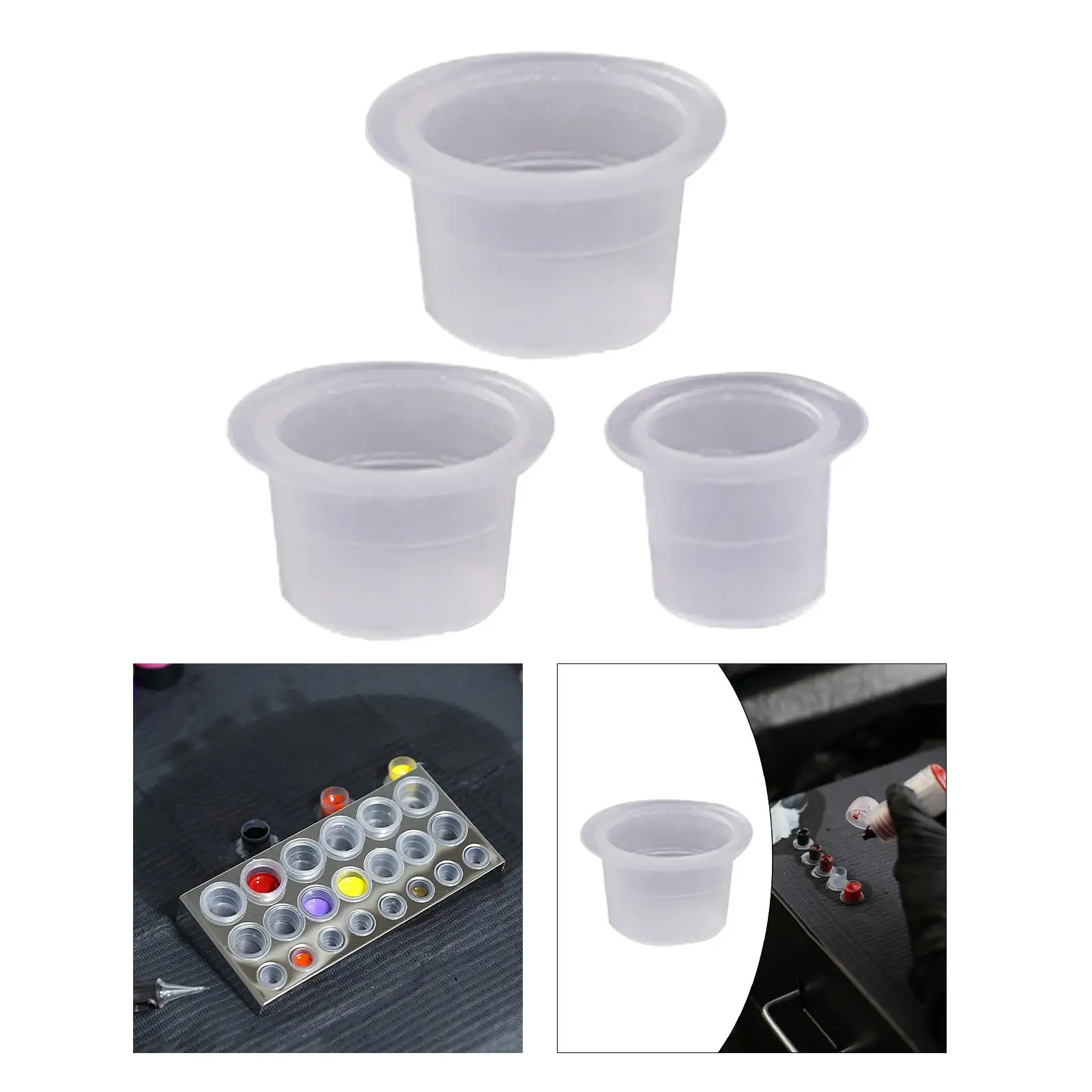 1000Pieces Cups Disposable Supplies Container for Pigment