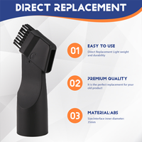 Unique Flat Suction Brush Head 35mm Nozzle Universal Cleaning Brush Corner Dust Cleaning Tool Vacuum Cleaner Attachments Parts