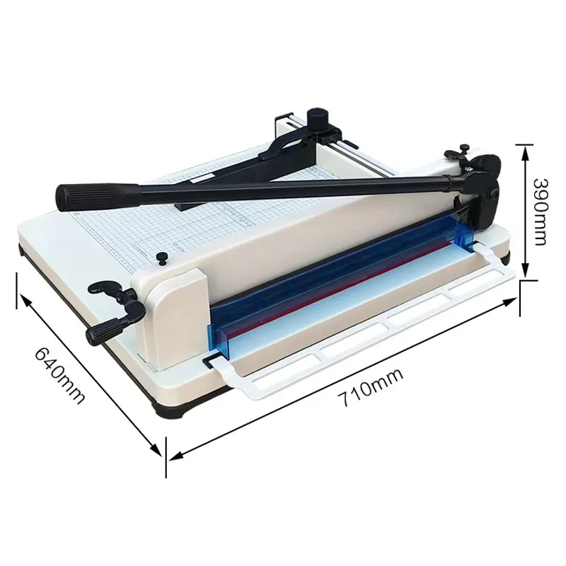 858 A4 قاطع الورق اليدوي الجديد الثقيل D uty مناسب لآلة قطع الورق المكتبية 400 ورقة #4